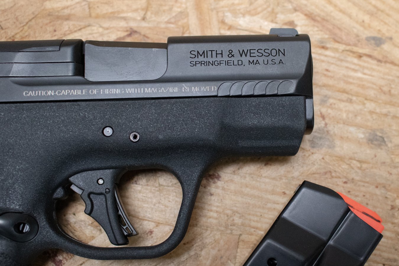 SMITH AND WESSON M&P9 Shield Plus 9mm Police Trade-In Pistol, Optics-Ready, Two Magazines